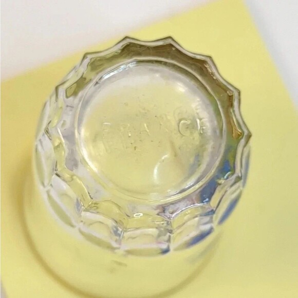 Vintage Shot Glasses With Blue Flower Pattern France Set of Six - Picture 9 of 11